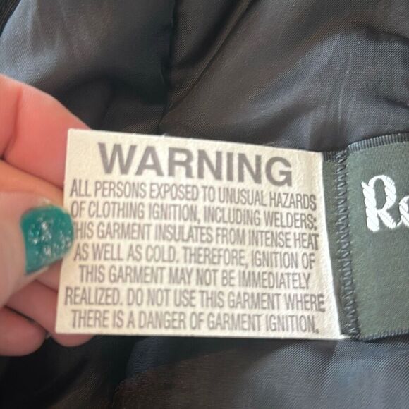 Vintage RefrigiWear Insulated Carpenters Overalls Adult XL Puffer Blue Work Wear - Picture 9 of 11